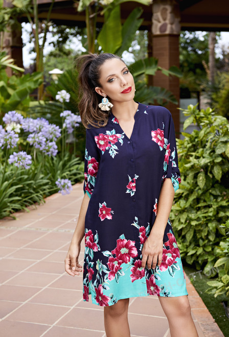 2122 N-49V Туника S,M,L(3), вискоза | fresh-cotton.com