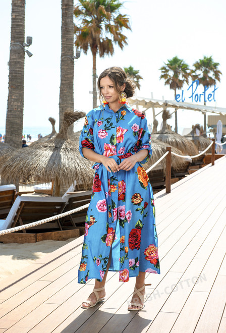 2527 N-26C Платье S,M,L,XL(4), хлопок, 130 cm | fresh-cotton.com
