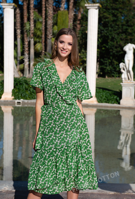 акцiя 10е. 21A-250/3 SH Сукня M,L,XL,2XL,3XL(5), 116 см, шифон | fresh-cotton.com