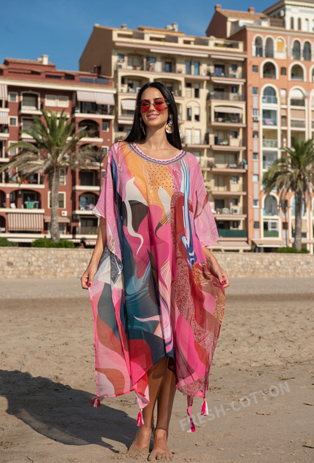 -30 22NI-607 SH Tunica talla unica (2), 110 cm, chifon | fresh-cotton.com