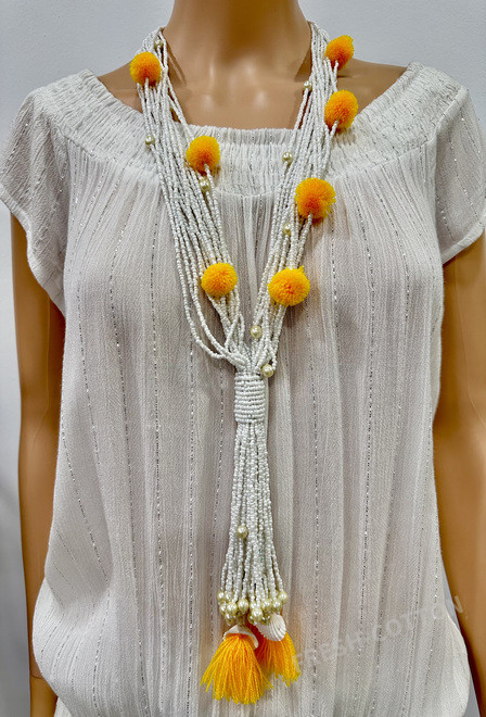 PROMO 23A-769 white Necklace | fresh-cotton.com