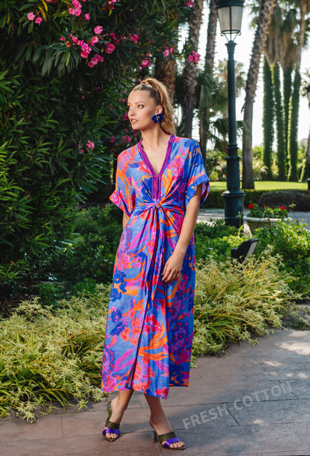 -30 4012 EF-6 VM Dress, S,M,L(3), modal viscose. 130 cm | fresh-cotton.com