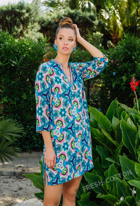 -20 4016 EF-8 VM S/M, L/XL(4), модал віскоза. Туніка, 93 см | fresh-cotton.com