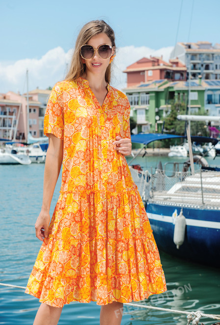 -20 4412 IN-24 C Dress, M/L, XL/2XL (4), cotton. 106 cm | fresh-cotton.com