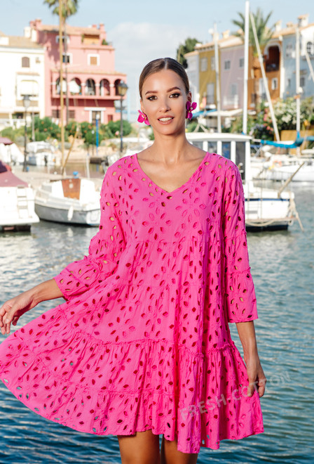 4070 F-011[XXL] Dress, cotton. 95 cm | fresh-cotton.com