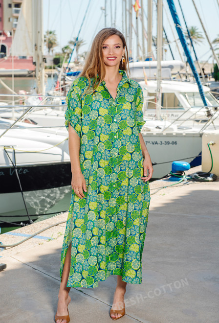 4407 IN-23[XXL] Vestido, agodon. 130 cm | fresh-cotton.com