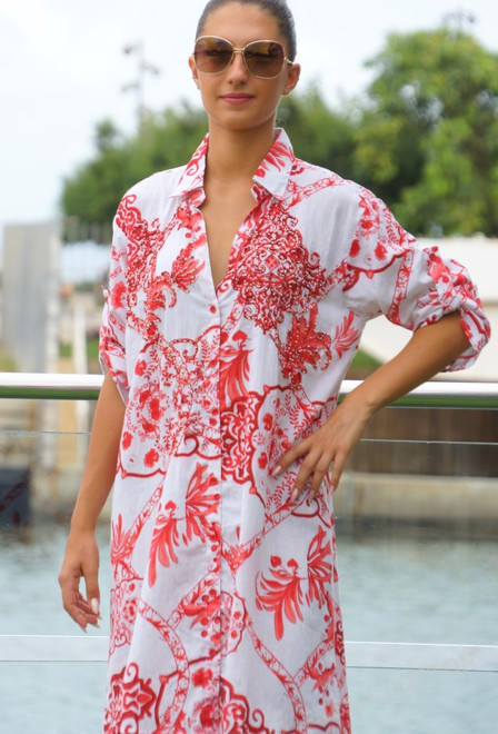 6131A-RJ[XL/2XL] Tunic (XL/2XL), 88 cm, cotton | fresh-cotton.com