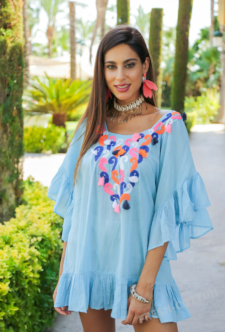 218 A-2c Tunica S,M,L(3), 78 cm, cotton | fresh-cotton.com