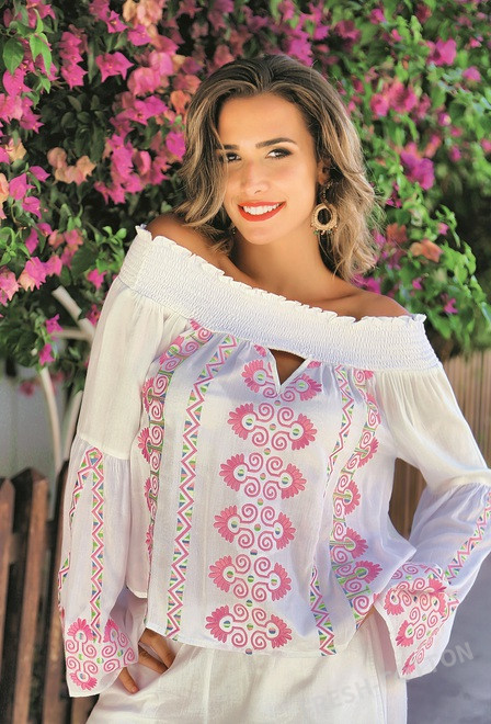 акцiя 5.5е 274 A-3v Блуза M,L,XL(3), 43 см. віскоза | fresh-cotton.com