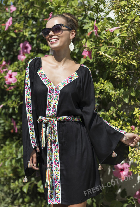 278 A-1v Туника S,M,L(3), 90 см, вискоза | fresh-cotton.com