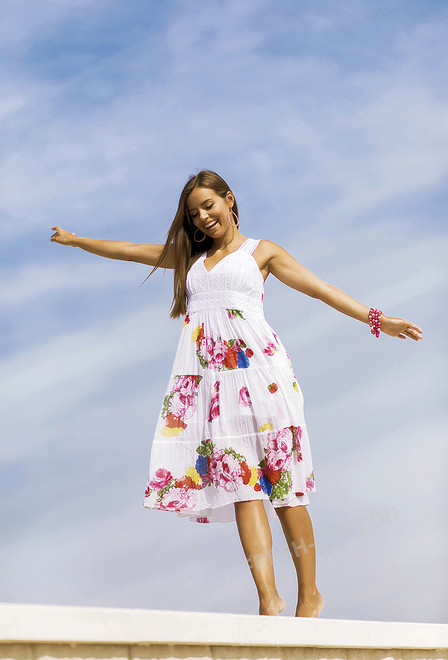 453 I-1c Dress S,M,L(3), 110 cm, cotton | fresh-cotton.com