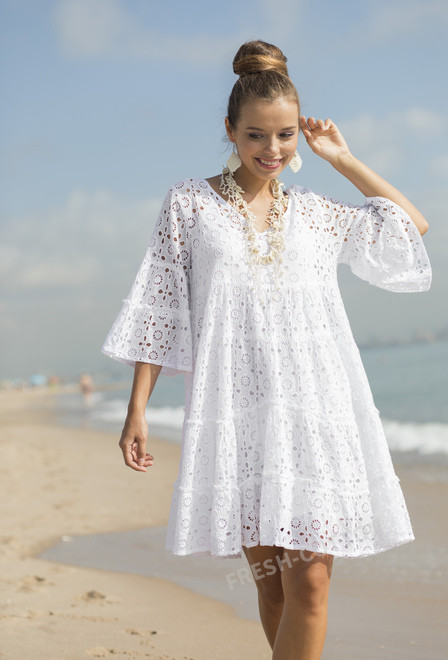 644 F-1c Dress S,M,L(3), 91 cm, cotton | fresh-cotton.com