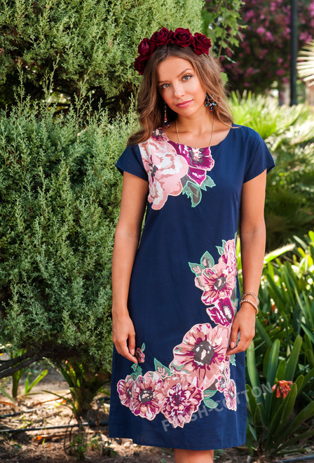 1408 I-2[XXL] Dress (XXL), 100 cm, cotton | fresh-cotton.com