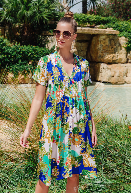 -30 23A-707 S Dress free size (2), 100 cm, silk/poliester | fresh-cotton.com