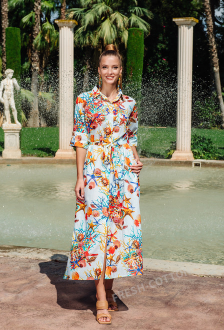 PROMO 23A-749/9C Dress S,M,L,XL(4), 136 cm, cotton | fresh-cotton.com