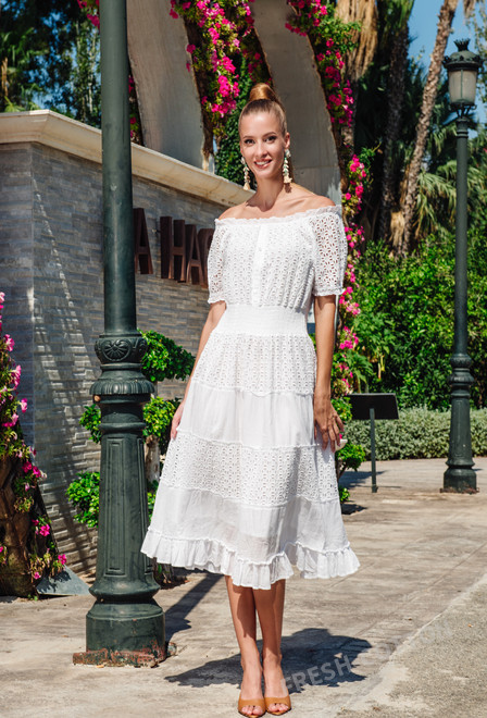 23F-839 C Сукня M,L,XL,2XL(4), 115 cm, бавовна | fresh-cotton.com