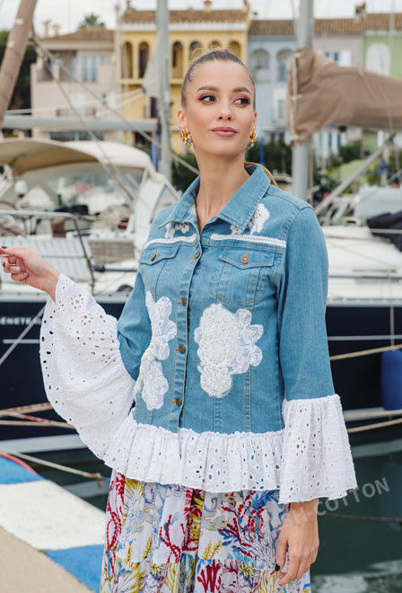 PROMO 23A-765 C Chaqueta, algodon, S,M,L(3), 63 cm | fresh-cotton.com