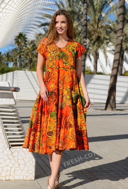 4213 A-34 C free size (2) Сукня 124 cm, бавовна | fresh-cotton.com