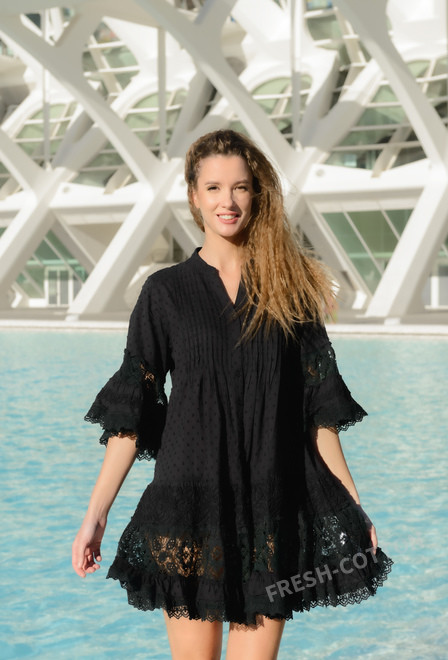 4246 A зеленый C S,M,L,XL(4), хлопок. Платье, 93 см | fresh-cotton.com