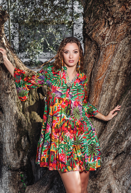 5210 A-23c Dress S/M (2), cotton, 90 cm | fresh-cotton.com