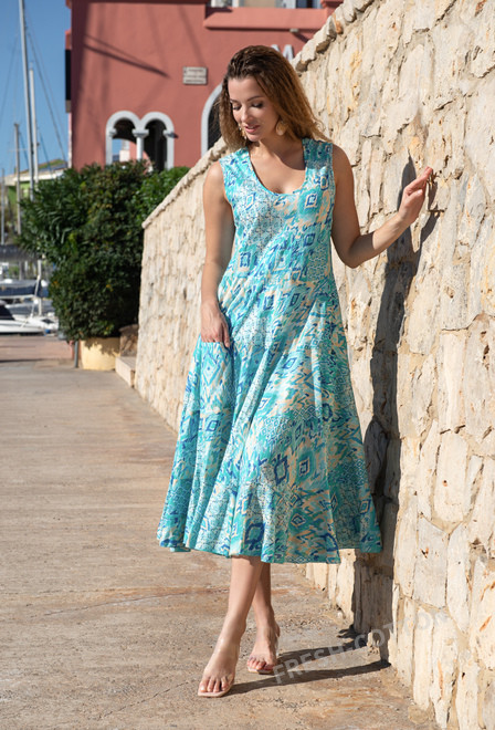 5212 A-9 C Dress free size (2), cotton, 130 cm | fresh-cotton.com