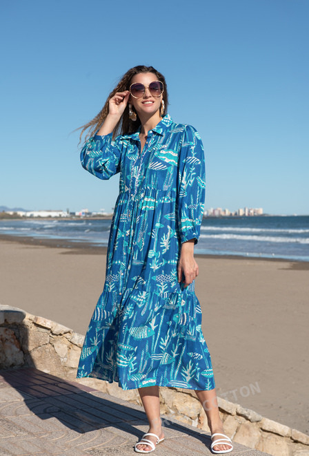 5221 A-25c Dress M/L (2), cotton, 125 cm | fresh-cotton.com