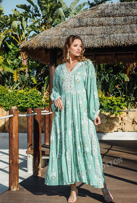 5223 A-28 VL Платье S/M (2), вискоза/люрекс, 135 cm | fresh-cotton.com