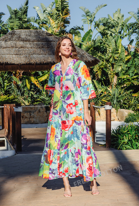 5230 A-44c Dress M/L (2), cotton, 140 cm | fresh-cotton.com
