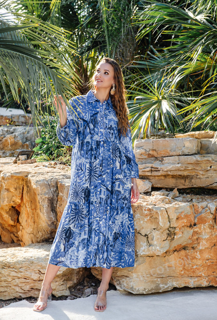 5221 A-22c Сукня XL/2XL, бавовна, 125 cm | fresh-cotton.com