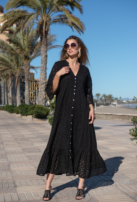 5085 F black Cm Dress XL/2XL (2), cotton, 140 cm | fresh-cotton.com