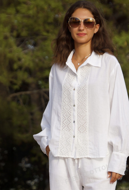 6189E-O Блуза M,L,XL(3), бавовна | fresh-cotton.com