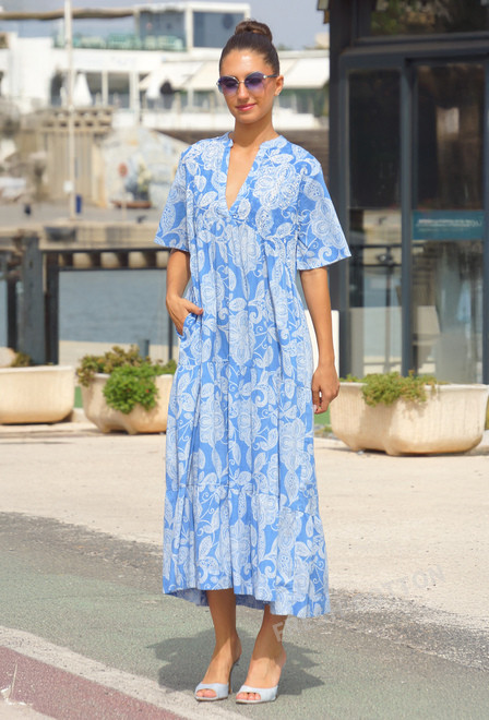 6437E-V Платье free size (2), хлопок | fresh-cotton.com