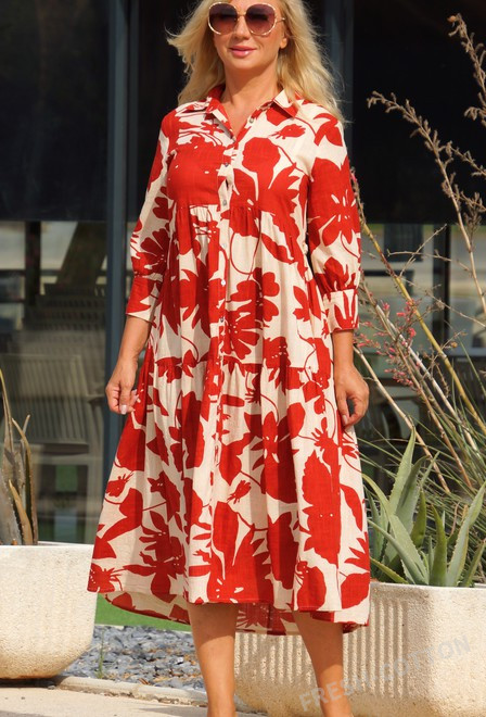 6460E-RJ Сукня S,M,L(3), бавовна | fresh-cotton.com