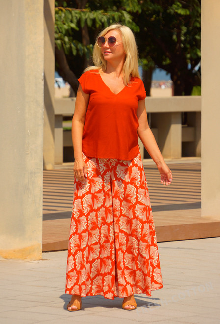 6015N-O Pantalones talla unica (2), viscosa | fresh-cotton.com