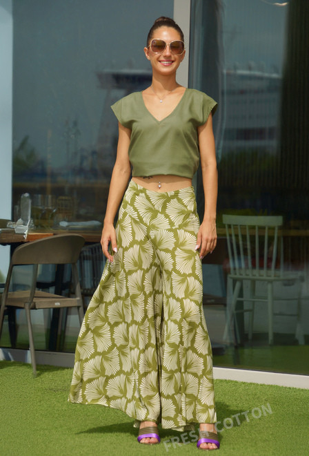 6015N-O[F] Trousers free size, 102 cm, viscose | fresh-cotton.com