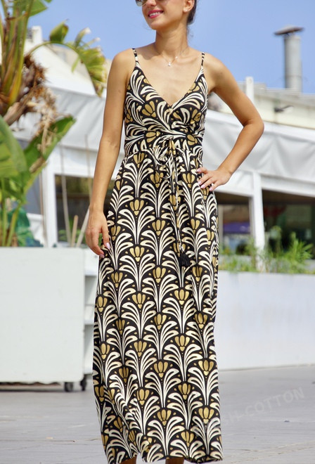 6230N-N Сарафан free size (2), шовк (поліестер) | fresh-cotton.com