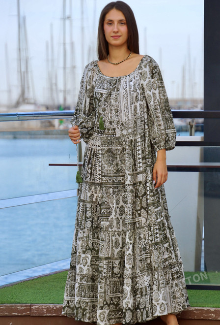 6403A-V Dress free size (2), cotton | fresh-cotton.com